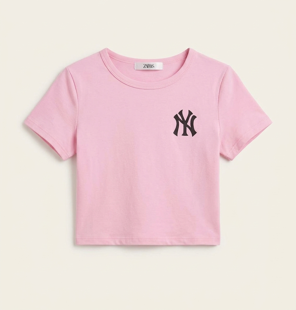NY Embroidered T-shirt thumbnail 4