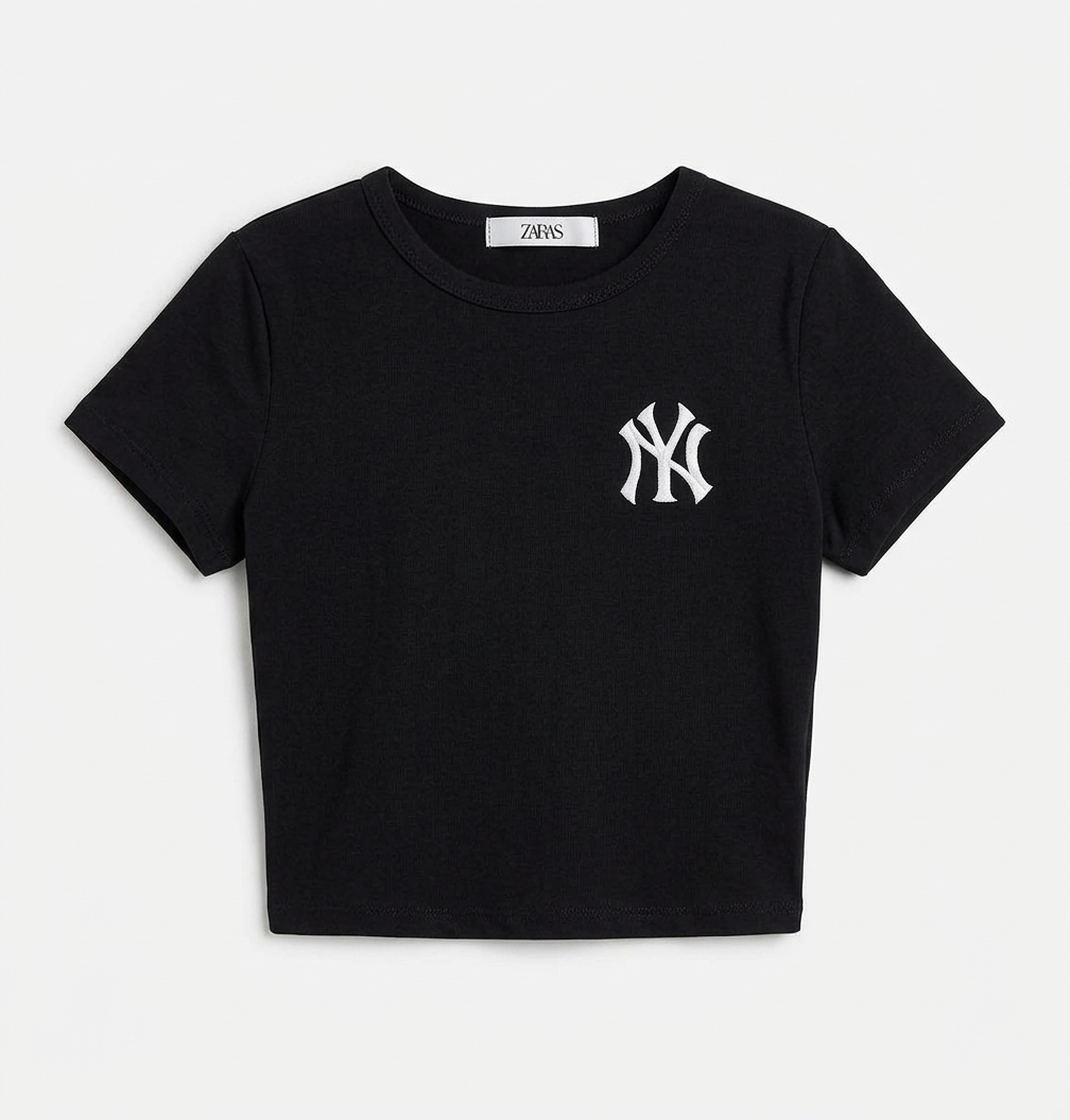 NY Embroidered T-shirt thumbnail 2