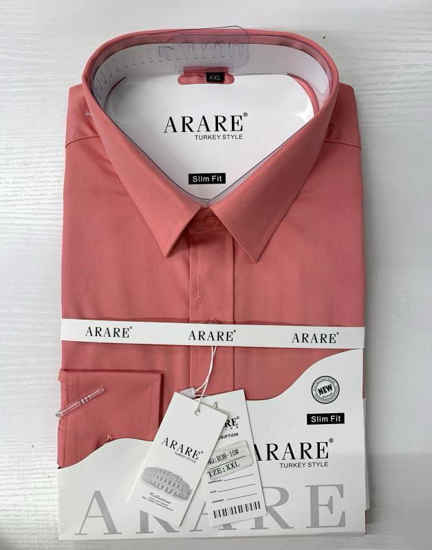 Arare Turkey Style Slim Fit Long Sleeve Men's Dress Shirt