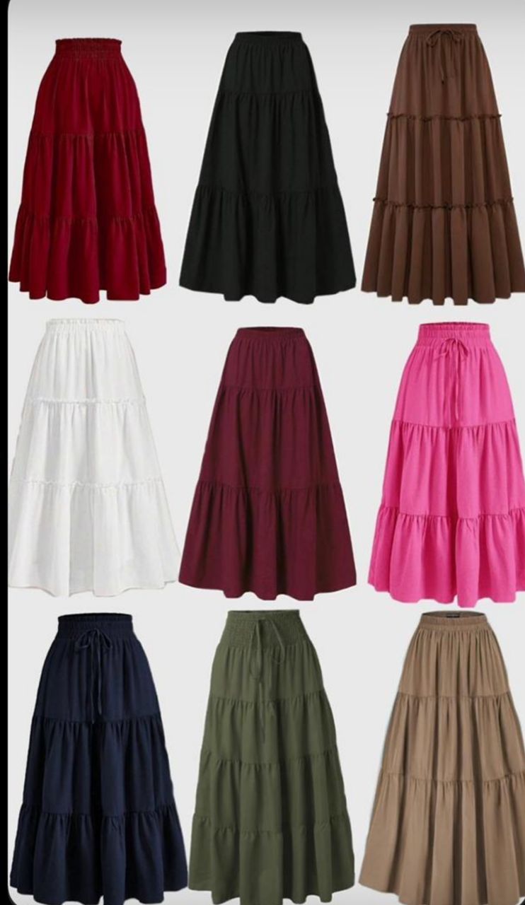 Women's Vintage Cottagecore Tiered Maxi Skirt thumbnail 2